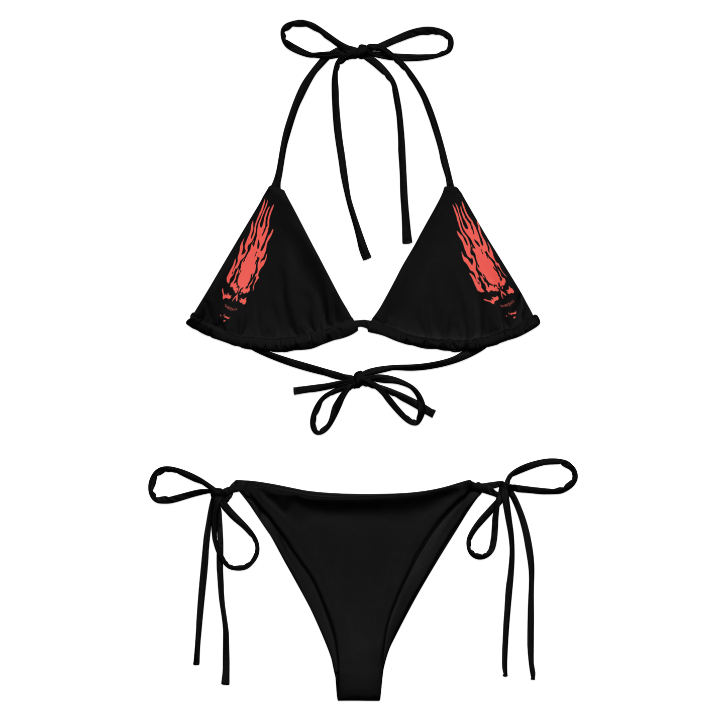S2K Ember Sigil Bikini Set – Black / Red