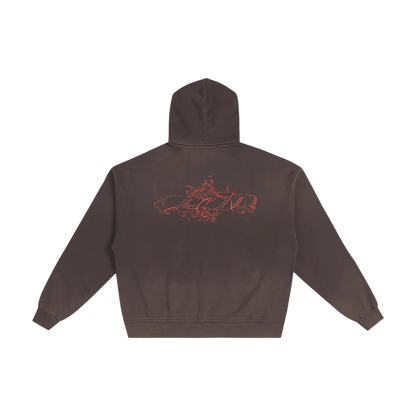 S2K Signature Sunfade Zip Hoodie – Red